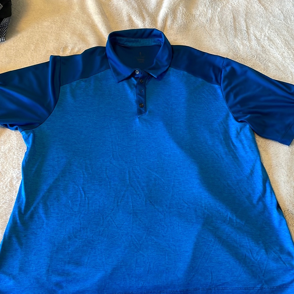 Men’s Elevate Blue Dry Fit Polo 2XL